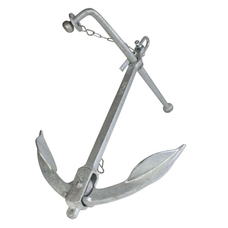 Anclaje con cepo marino